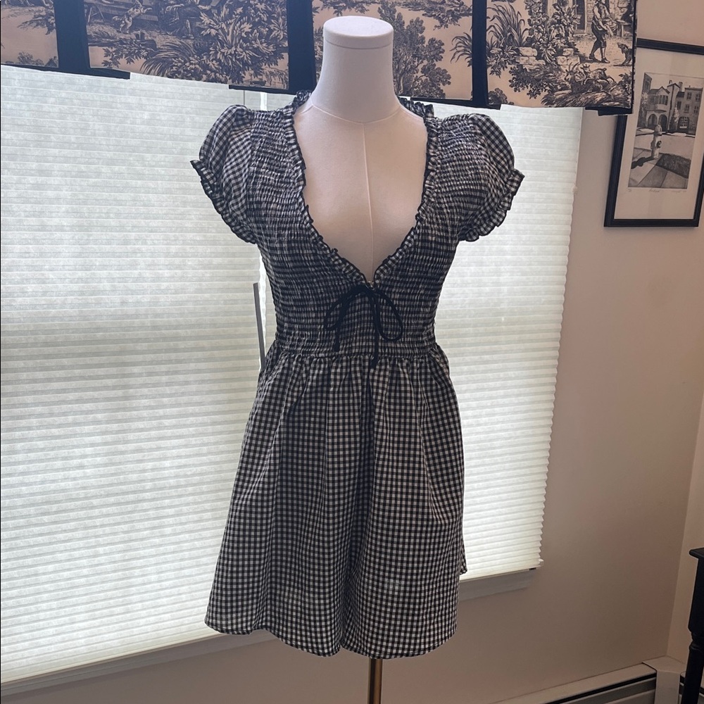 Black and White Shorts Romper